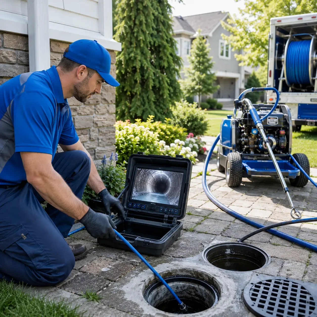 Outdoor drain cleaning professionals serving Ferris, TX
